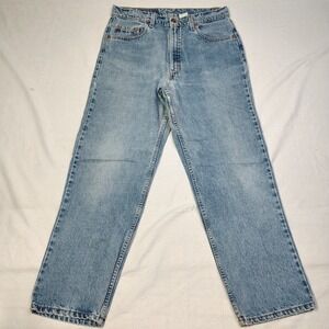 Vintage Levi's 550 Women's Jeans 36x30 Blue High Rise Tapered Mom Jeans